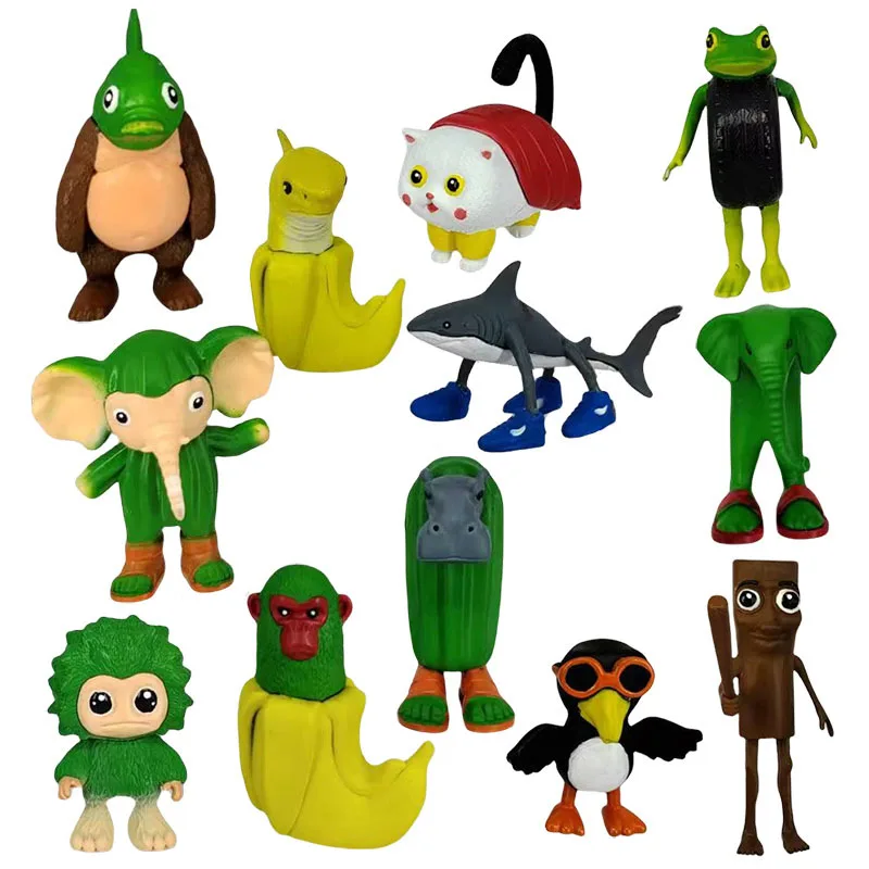 2025New Brainrot Tung Sahur Figure Toy Tralalero Tralala Figures