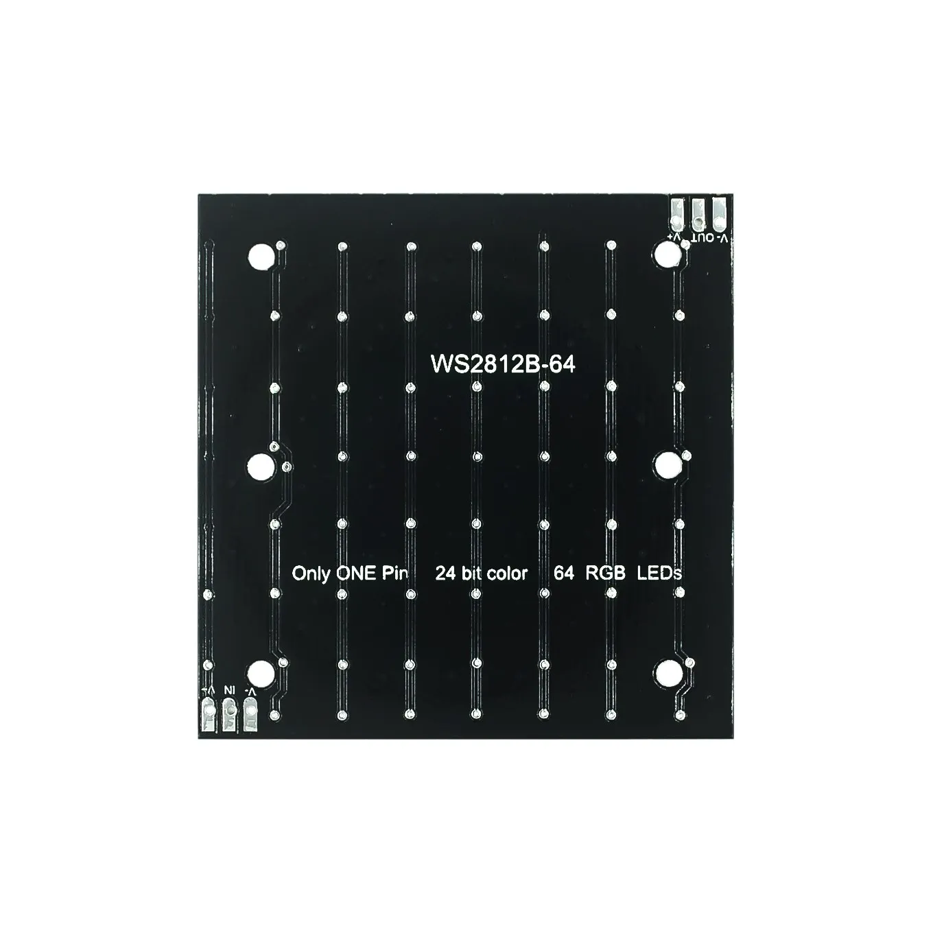 5V DC WS2812 8x8 64 Bit Matrix 5050 LED RGB Full-Color Tafel for Arduino 