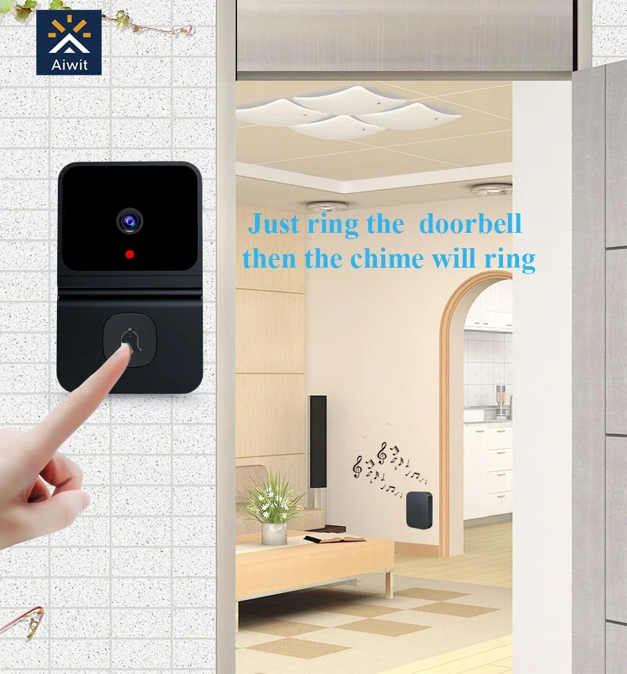Sonnette sans fil RING Video Doorbell 3 Slim