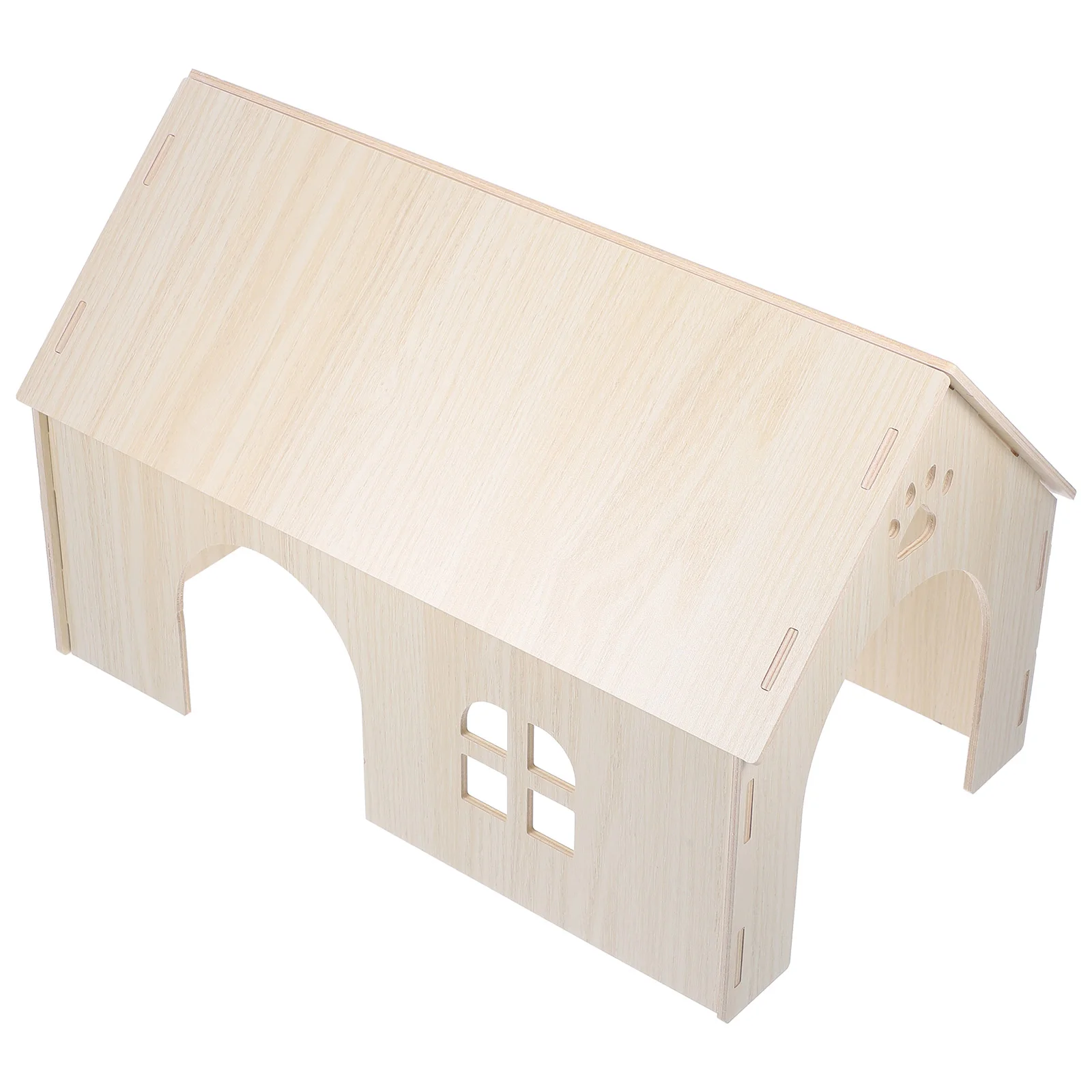 

Guinea Pig Maze Toys Squirrel Wooden House Hamster Hideout Pet Nest Home Rat Playground