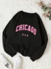 Fashion Woman Sweatshirts New York Brooklyn Letter Prints Pullovers Casual Crewneck Oversize Hoodies Fleece Warm Female Clothes 4