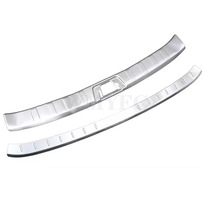 CHROMEMASTER| Protection De Pare-Chocs Arrière | Compatible Avec Nissan Qashqai +2 2010-2014 | Acier INOX Poli/Chrome | Protection De Seuil De Coffre Pour Protéger Votre Voiture Des Rayures