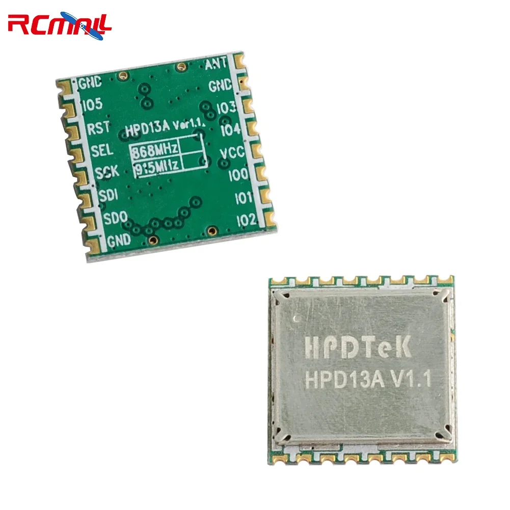 

Модуль беспроводного приемопередатчика HPD13A 868 МГц 915 МГц SX1276, 2 шт., LoRa передача данных, SPI пульт дистанционного управления, сигнализация для умного дома IOT