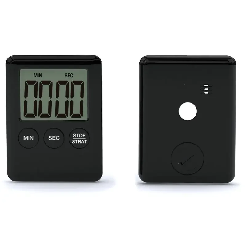 1pc Electronic Timer, 24 Hour Digital Display Square Clock