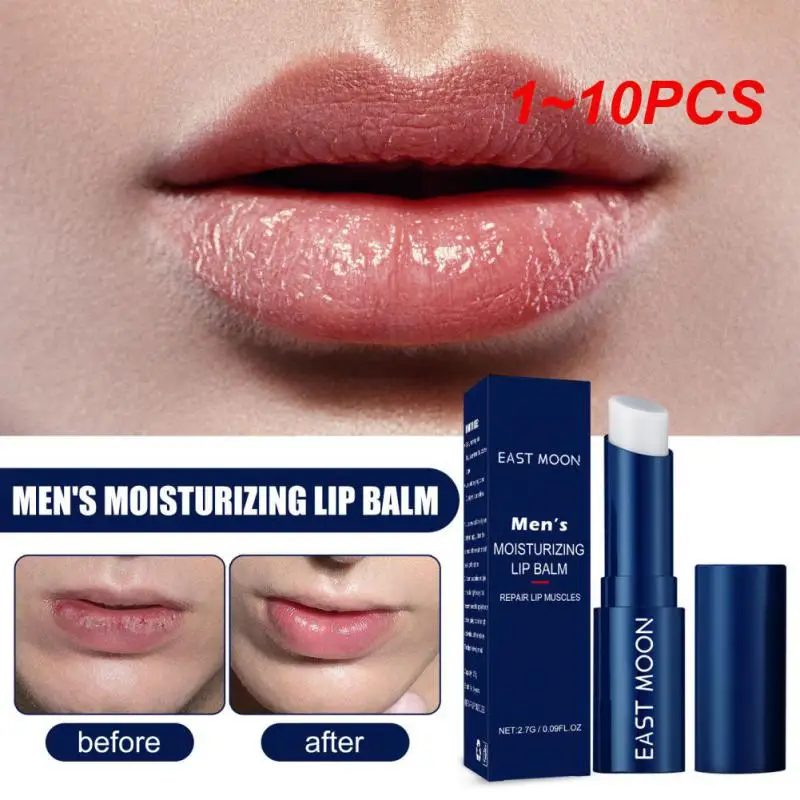 

1~10PCS Men Moisturizing Lip Balm Reshape Chapped Lips Refreshing And Not Greasy Moisturizing Lip Balm Gift For Father Brother