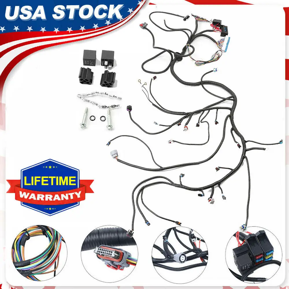 

T56 DBW Vortec Standalone Wire Harness Drive Connectors By Wire For Engine LS3 Wire 4L60E 4.8 5.3 6.0 2003 2004 2005 2006 2007