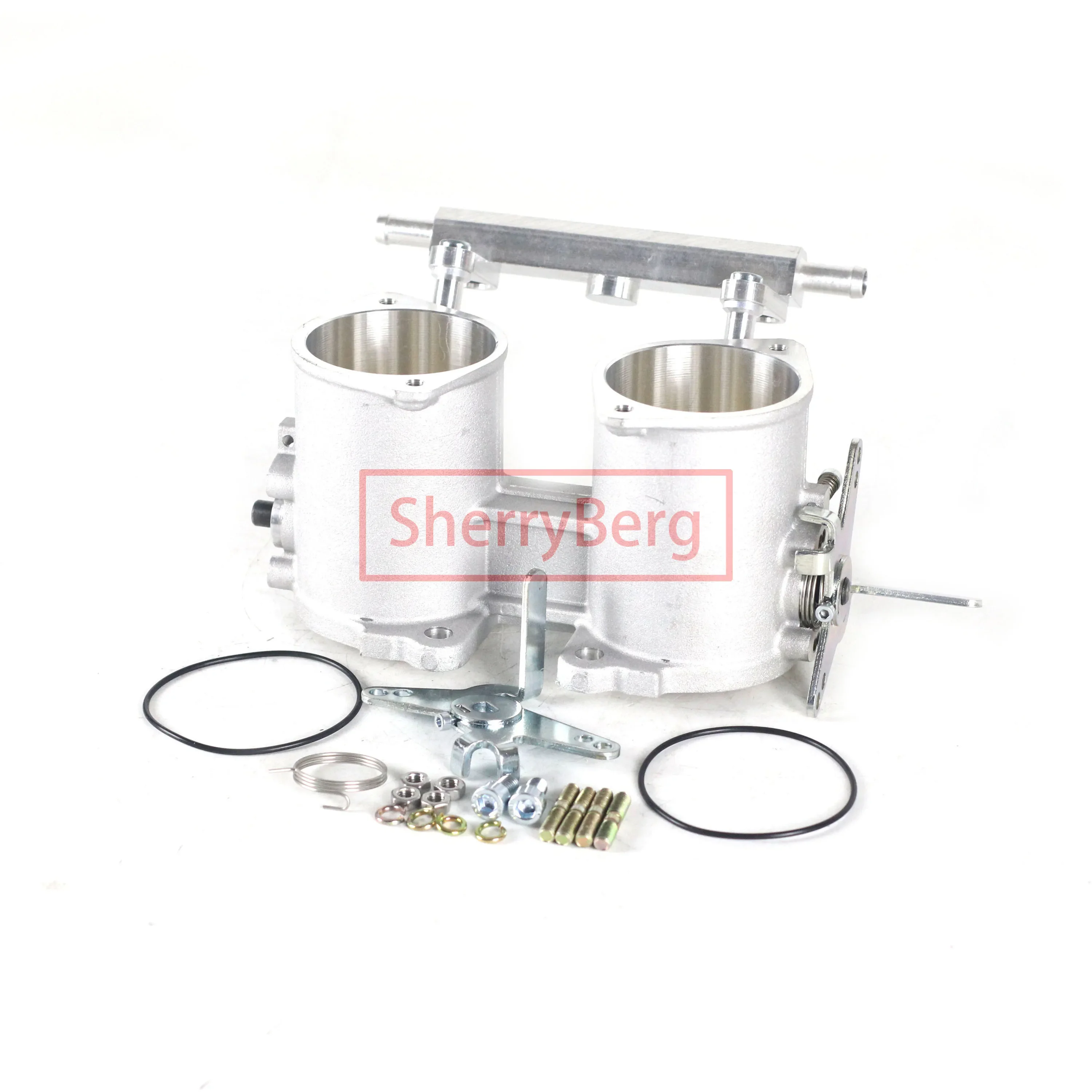 

SherryBerg 55 мм 55IDF TBS корпус дроссельной заслонки для Jenvey IDF Style Carb 84 мм высокий TFP55I 55 IDF Rep. Weber Dellorto EMPI W топливный рельс