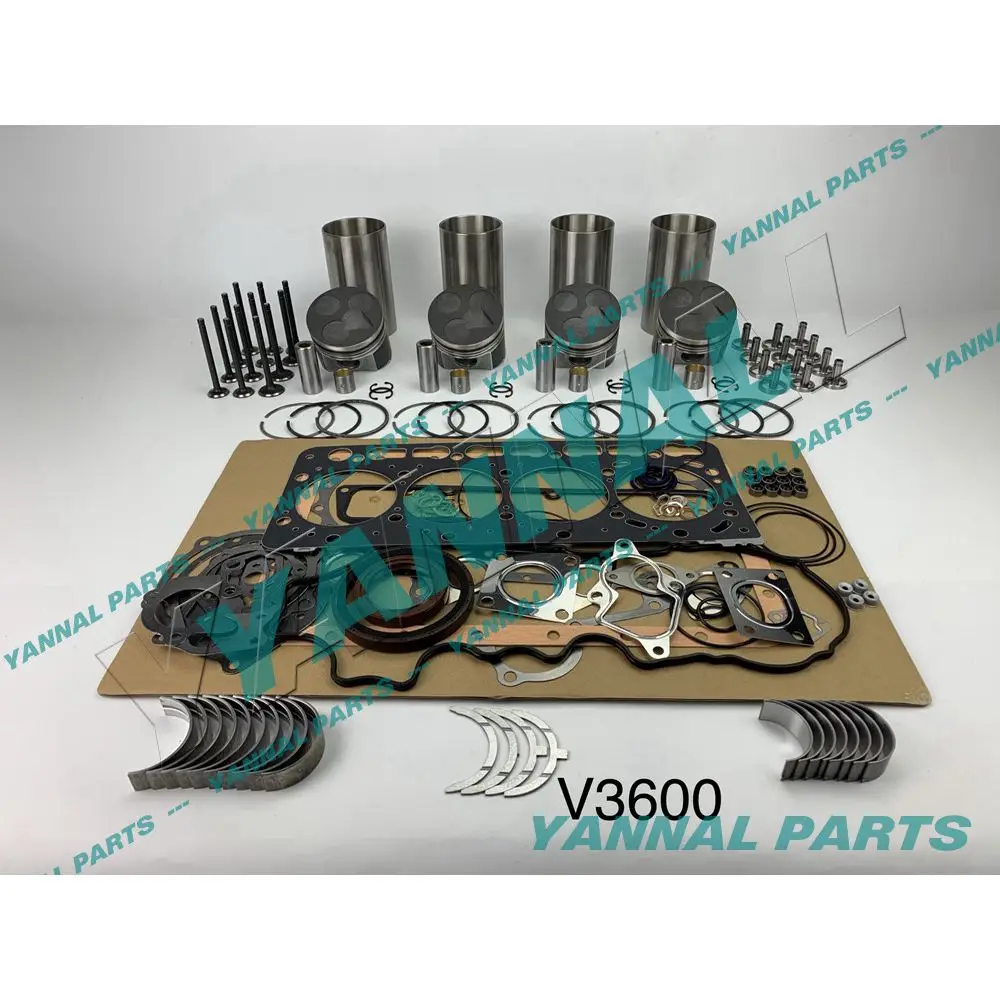 

Long Time Aftersale Service V3600 V3600 V3600DI-T overhaul rebuild kit For Kubota engine tractor repair part