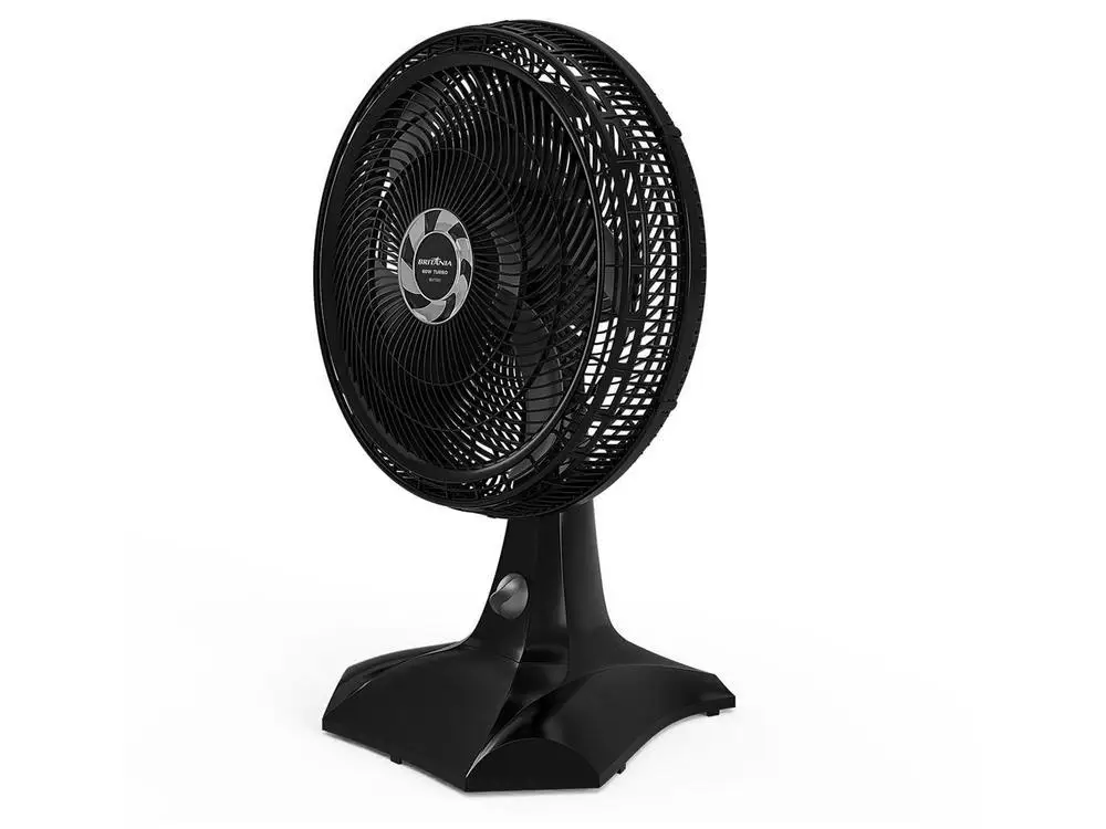 Ventilador de Mesa Britânia BVT301 30cm 6 Pás 3 Velocidades Preto 3
