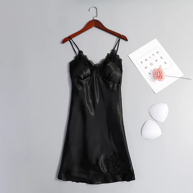 

2022 г., комбинированное платье для сна, Женская кружевная Регулируемая кофта, подарки, ночная рубашка для девушек, домашняя одежда, платье, нижнее белье