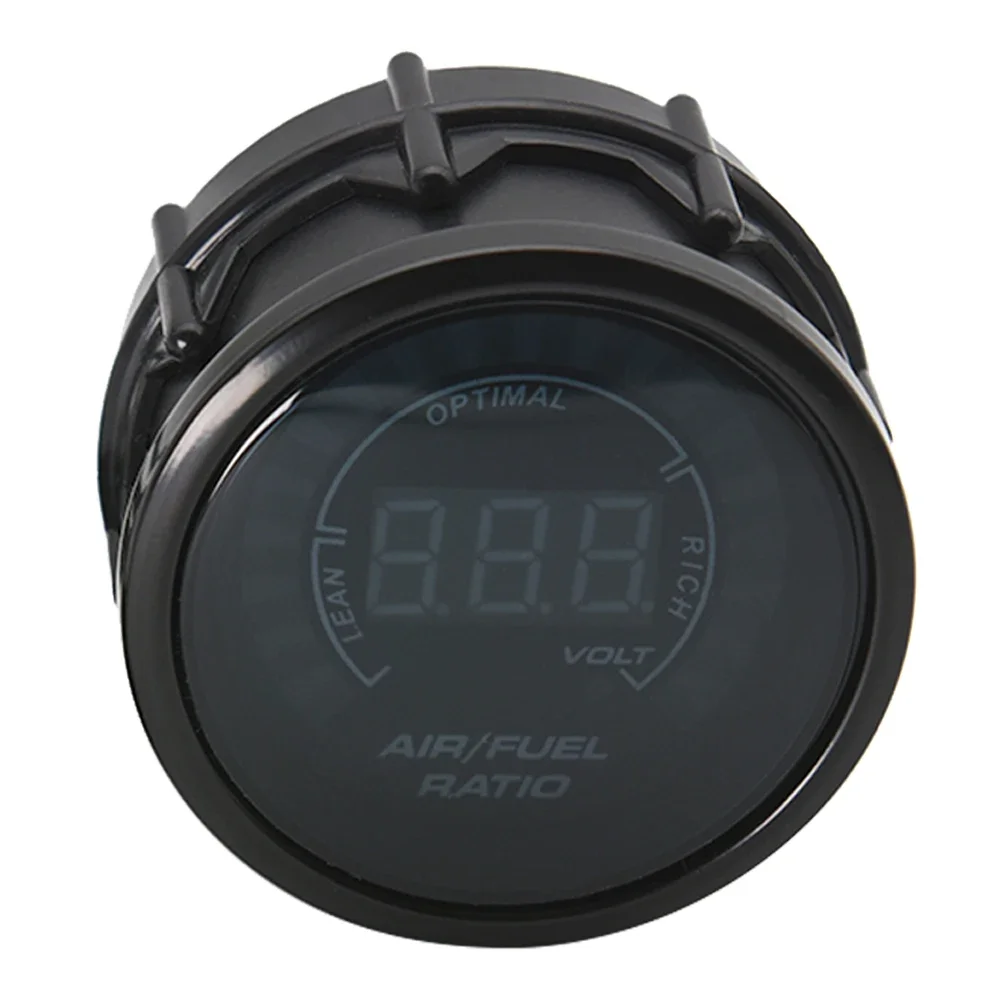 52mm Car Gauge Voltmeter Digital Air Fuel Ratio Gauge With Narrowband O2 Oxygen