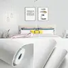 50cmX2.8/5/10m Linen Solid Color 3D Thickened Waterproof Foam Self-adhesive Background Wall Renovation Wallpaper Wall Stickers 4
