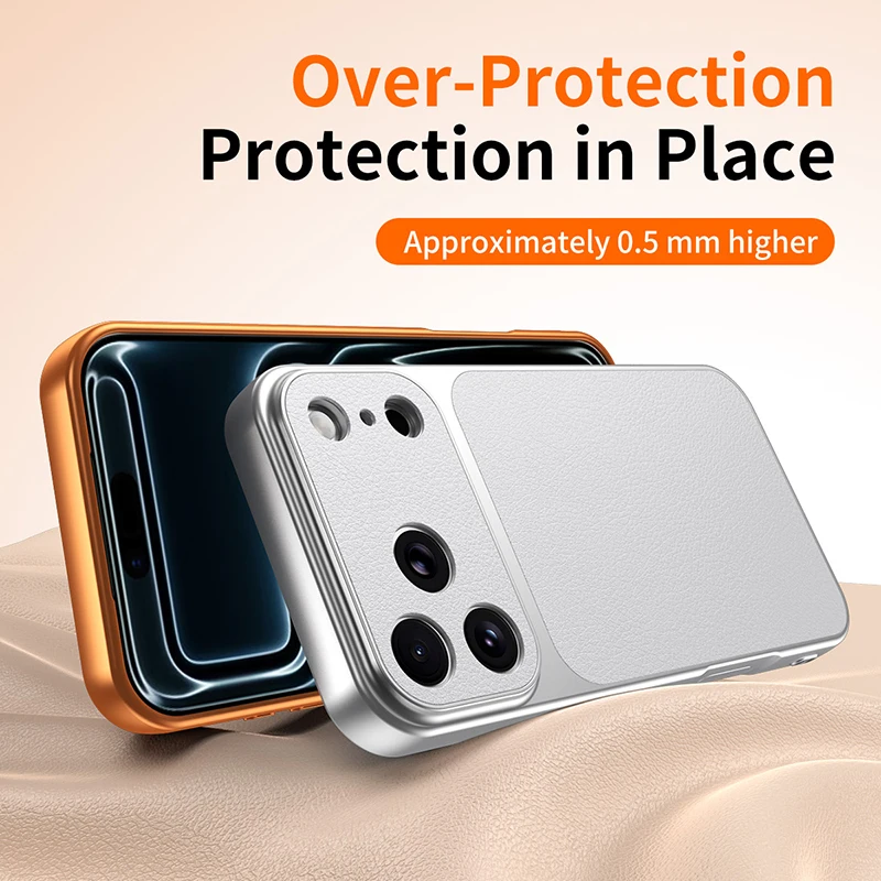 Luxury Faux Sheepskin Shockproof Phone Case with Matte Skin Back Cover