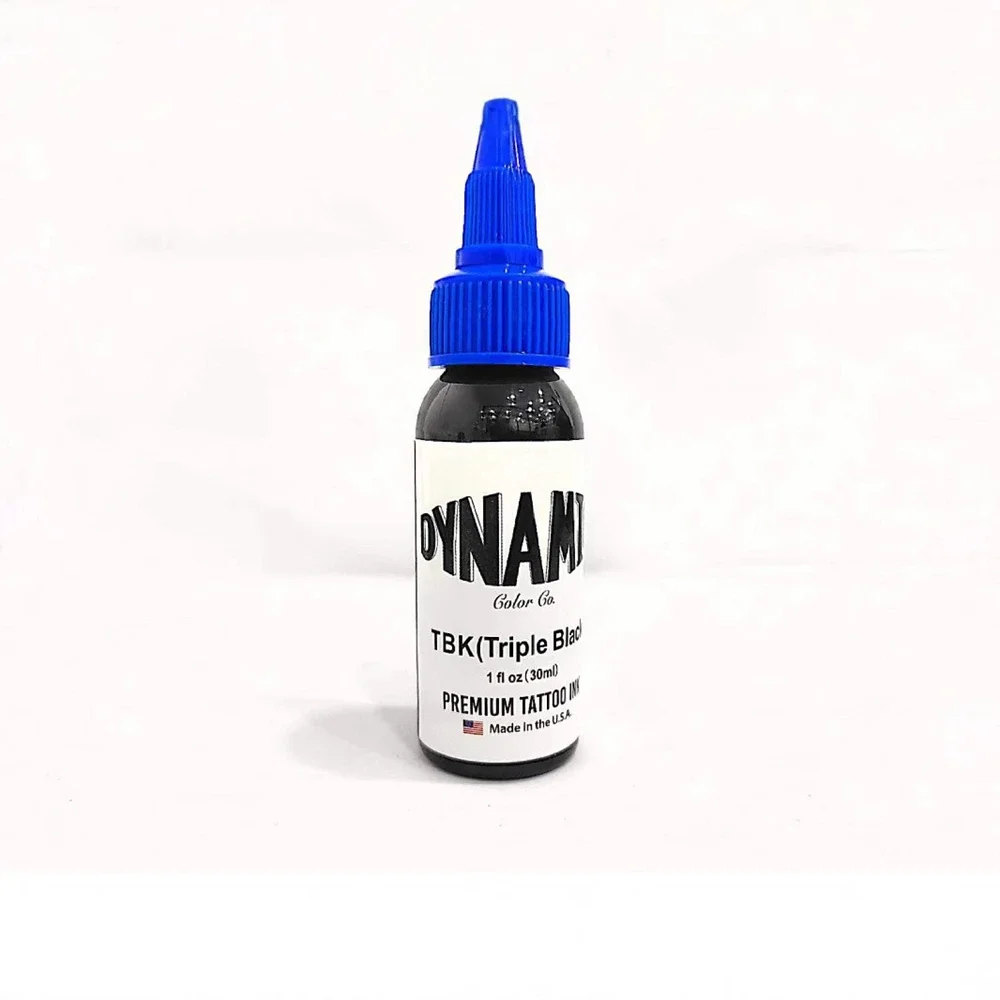 Inchiostro per Tatuaggi Triple Black Pigment 1oz (30ml), Pigmento per Disegno Corporeo, Nero Naturale per Trucco Permanente - immagine 5