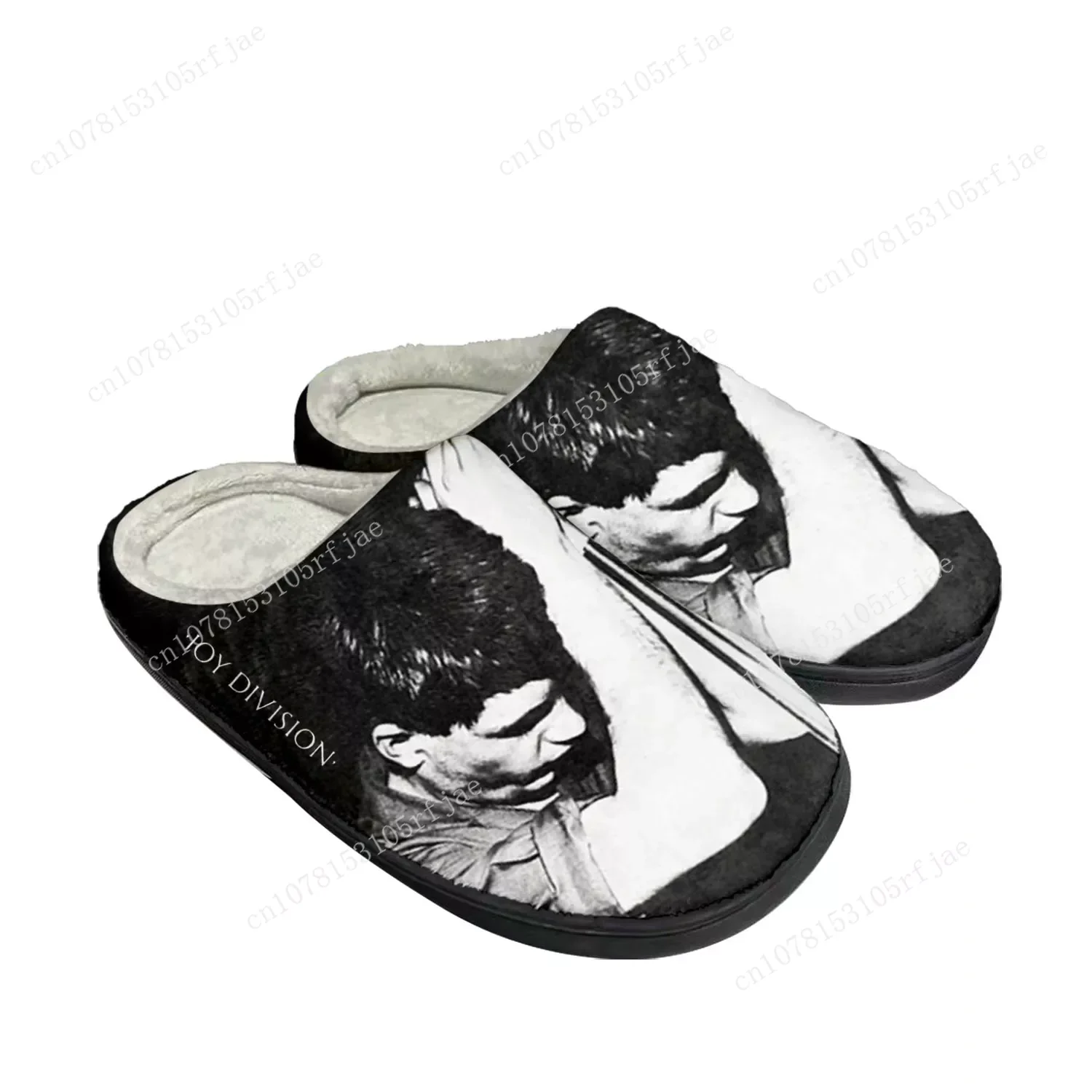 Joy Division Rock Band Home Cotton Custom Slippers Mens Womens Sandals Plush Bedroom Casual Keep Warm Shoes Thermal Slipper