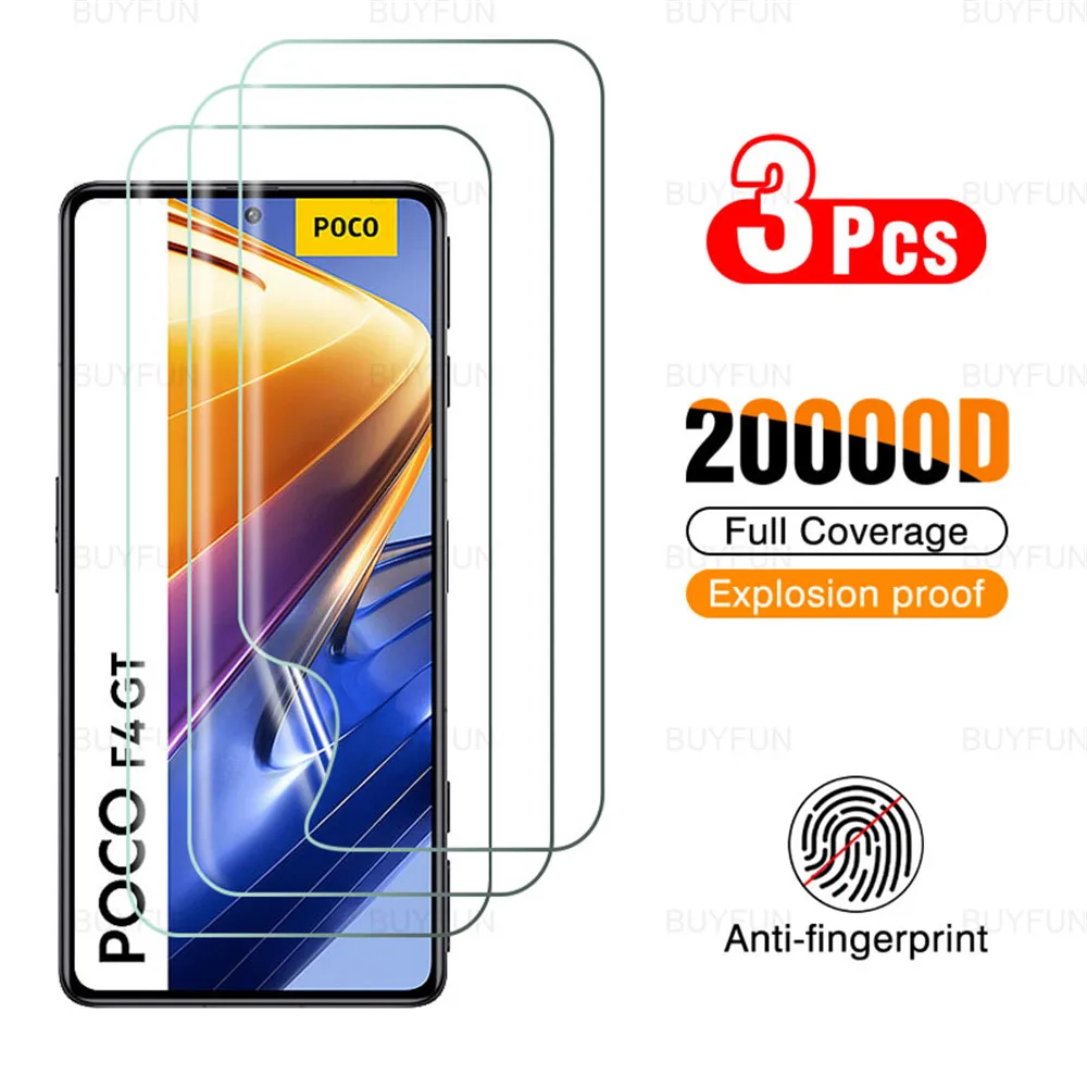 Hidrogel Pelicula Poco F4 GT X4 Pro 5G Hydrogel Film For Xiaomi PocoX4 M4  Pro 4G Screen Protector Poko F4 F3 M3 Soft Glass Film