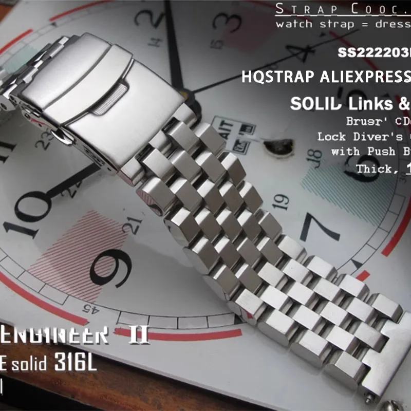 Reasonably Priced Stainless Steel 24 mm Watch Wristband F16564/8_K0022030 main image 1