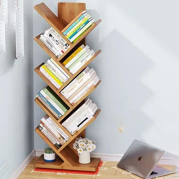 북유럽 탄창 선반 책장 사다리 코너, 모던 선반, 복제품, 캐비닛, 공간 절약형 가구