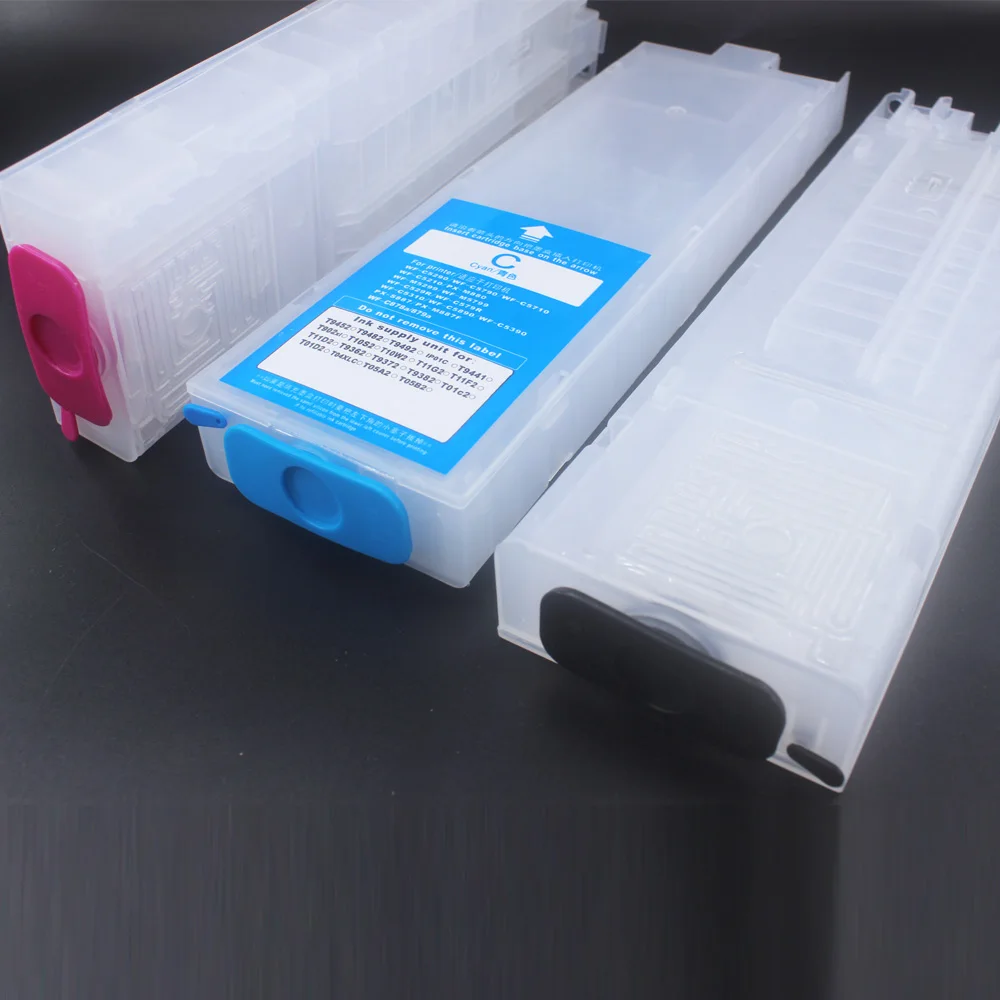 1set Refill Ink Cartridge Compatible For Epson WF-C5790 WF-C5710 WF-C5290 WF-C5210 WF-C5310 C5390 C5810 WF-C5890 Printer No Chip