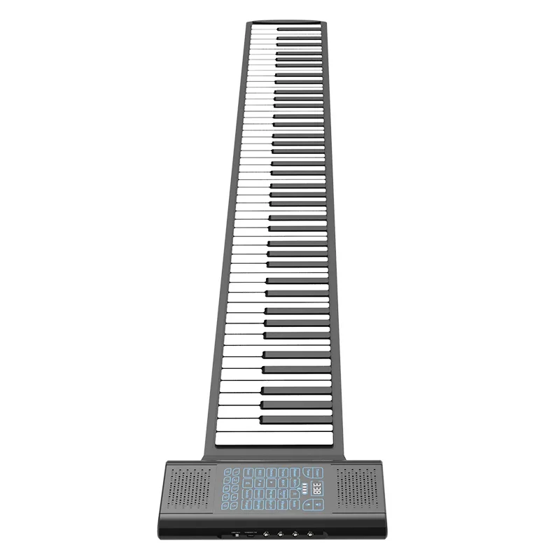 Mini Portable For Gifts Piano Hot Sale Portable Roll Up Piano E-Portable 88 Keys Hand Roll Folding Soft Electron Organ