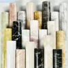 80cm Kitchen Oil Sticker Self-adhesive Marble Pattern Waterproof Cabinet Stove Countertop Wallpaper Desktop Bathroom Renovation 2