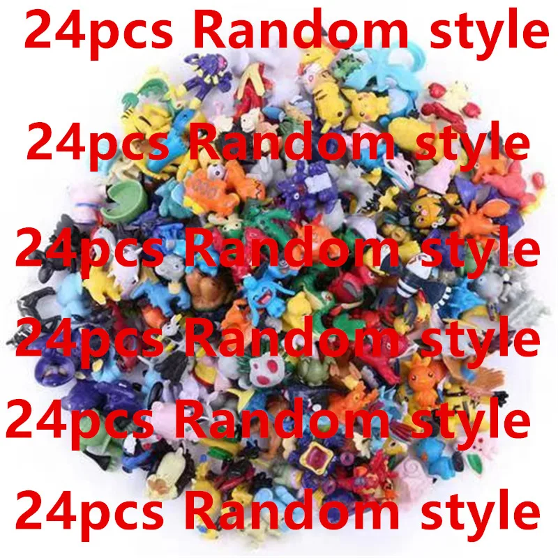 thumbnail image 1 of 1-144 piezas Caja de regalo de Pokémon Regalo de Navidad Figuras de acción Juguetes Figuras de anime genuinas de Pikachu Juguetes de Pokémon para niños, 1 of 5