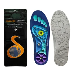 Magnetic Orthopedic Comfort Arch Support Insoles for Fitness and Everyday Use (Purple B)