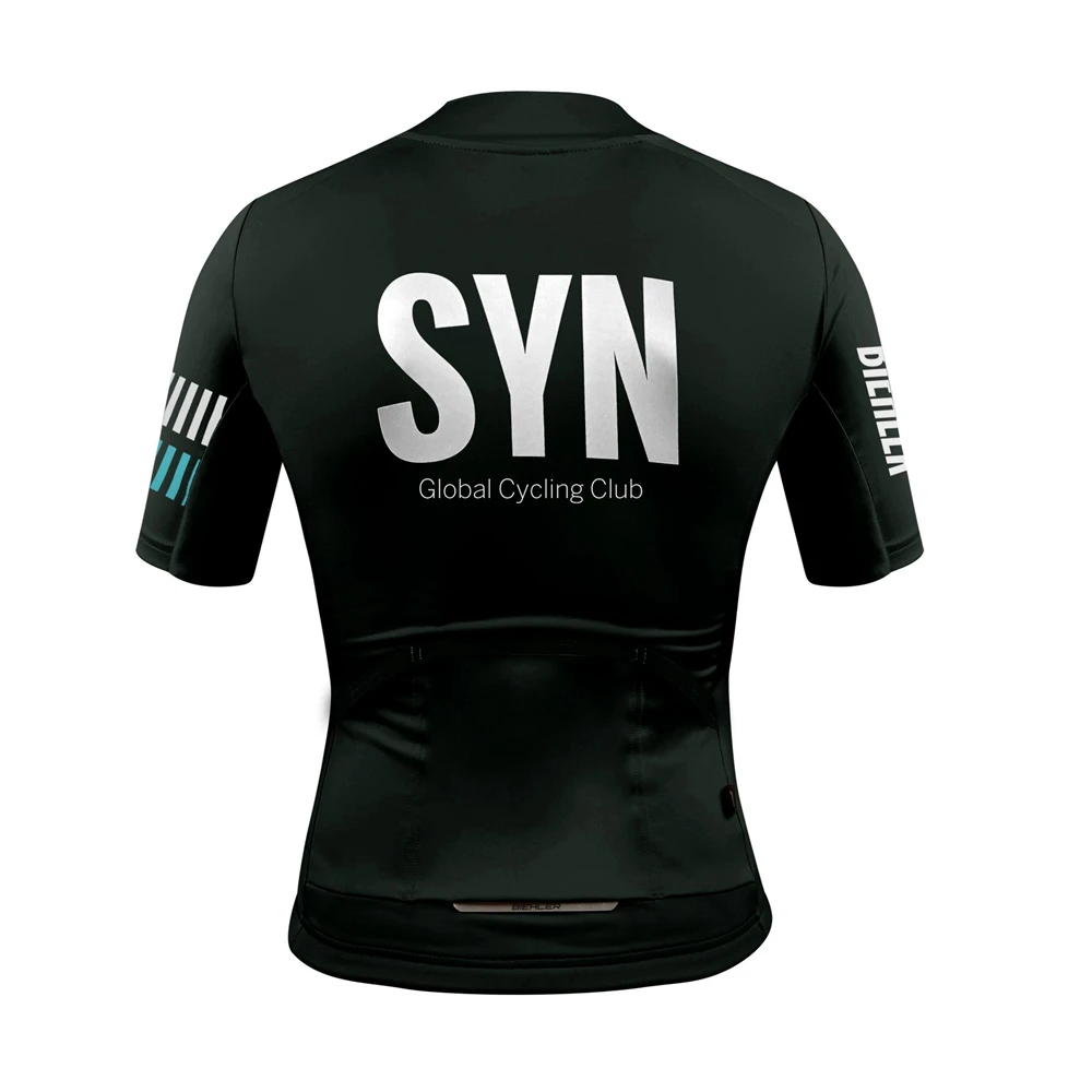 Black SYN Cycling Jersey Women The ruler of road cycling High quality MTB Bicycle Short Sleeve Jersey 3
