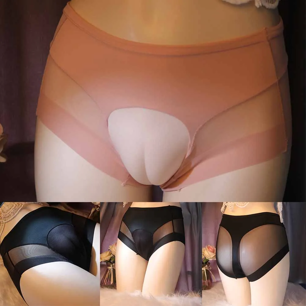 

Men Sissy Pouch Mid-Rise Bikini Mansexy Briefs Male Bulge Jockstrap Panties Crossdresser Shapping Lingerie Underwear Clubwear