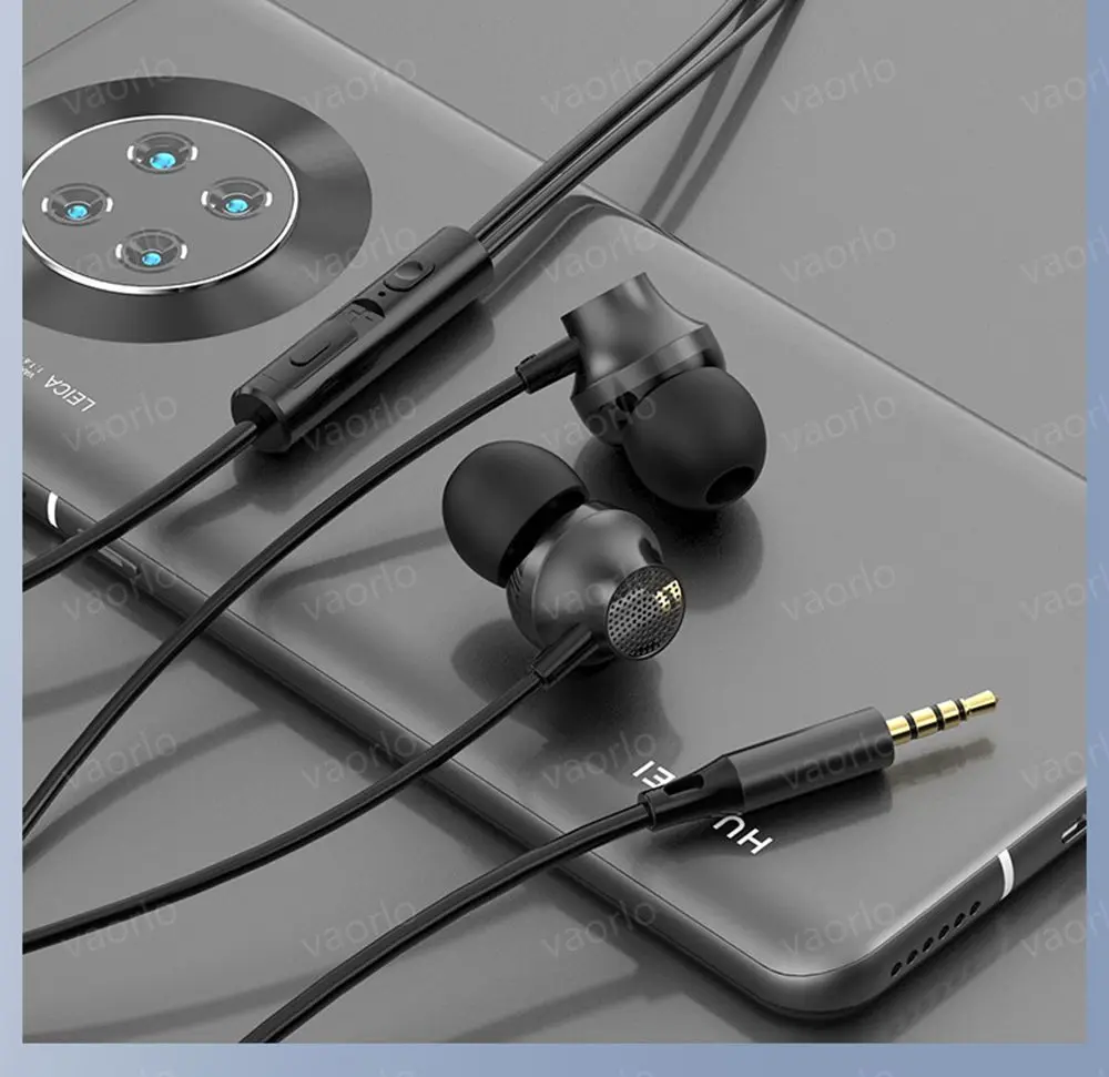 Digital Chip Wired Earphone 3.5mm AUX/Type C 9D HiFi Surround Heavy Bass In-Ear