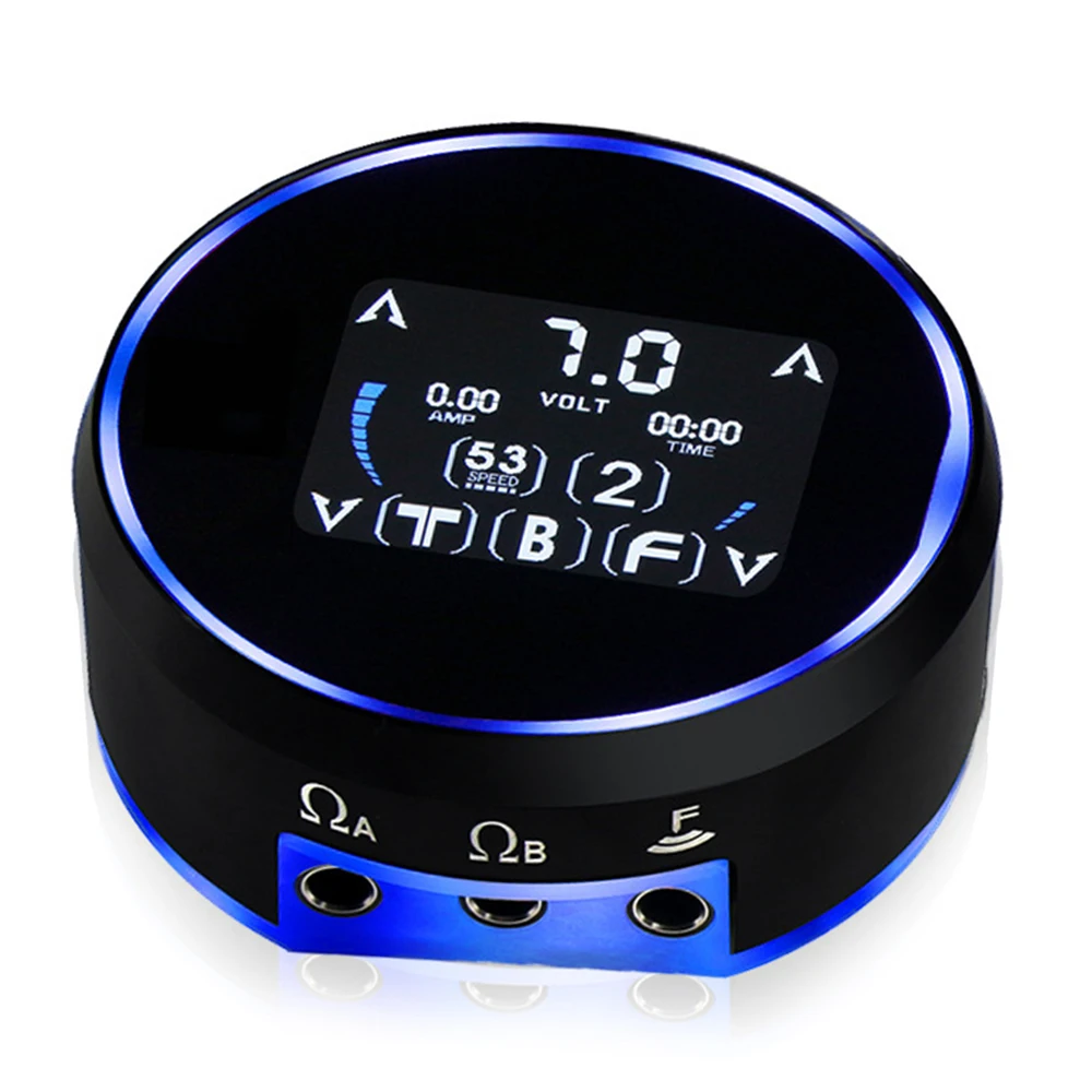 Aurora 3 Tattoo Power Supply Schermo Lcd Tattoo Power Bank Per Coil & Rotary Tattoo Gun Machines Forniture Per Tatuaggi