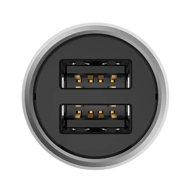 Original Xiaomi Car Phone Charger Quick Charge 3.0 MI 5V/3A Dual USB 9V/2A 12V/1.5A For iPhone 8 x Samsung Android phone