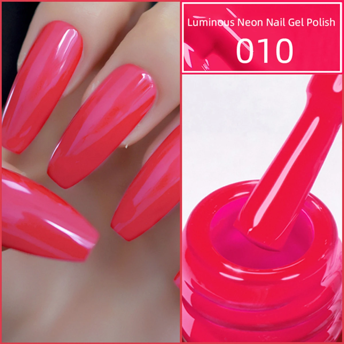 15ml Green Fluorescence Gel Nail Polish Neon Luminous Gel