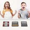 Mini Magnetic Chess Board Game Toys Folding Magnetic Plastic Chessboard Portable Interactive Toy for Kids Adult Birthday Gift 4