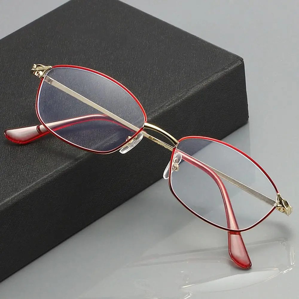 

Очки для чтения с защитой от синего излучения, аксессуар для защиты глаз, металлические оптические очки, ультралегкие квадратные очки