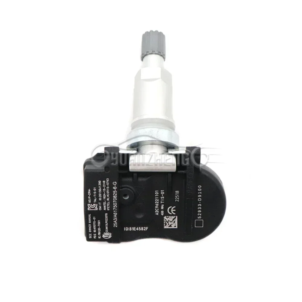 TPMS Ÿ̾ з  , ׽ý G90,  ̿ Ÿ ν,  NIRO SORENTO, 433Mhz, 52933-D9100