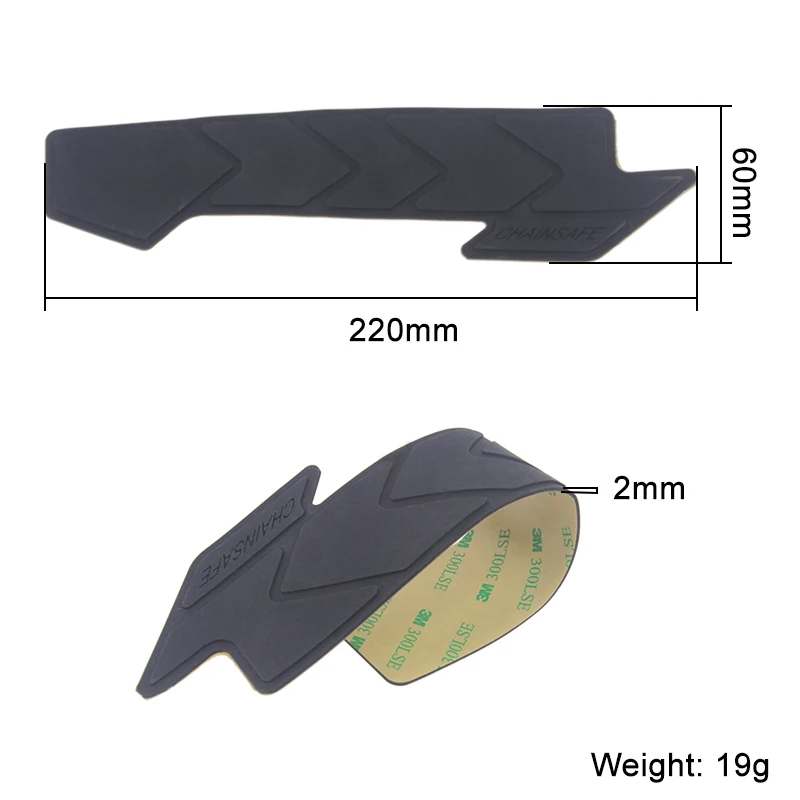 Bicycle Frame Protector HEPPE Bike Frame Protector MTB Road Bike Silicone Scratch-Resistant Sticker Chain Protector Downtube Sticker Chainstay Pad