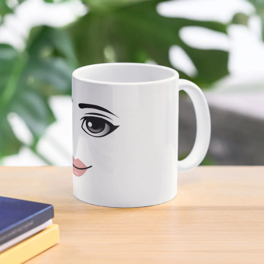 

woman face Coffee Mug Tea And Coffee Cups Mug Cute Breakfast Cups