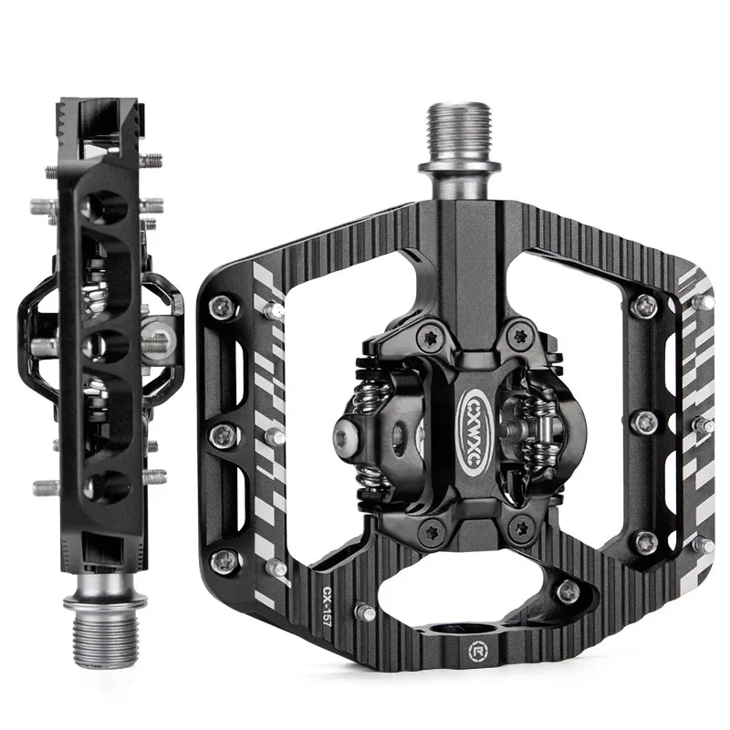 Mountainbike Pedale Aluminium Legierung Versiegelt 3 Lager Flache Plattform Spd Mtb Fahrrad Pedalmtb Pedalsspd Pedali
