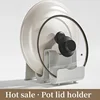 Kitchen pot lid organizer cutting board rack kitchen storage accessories pot lid holder kitchen accessories Anti-tipping bracket 1