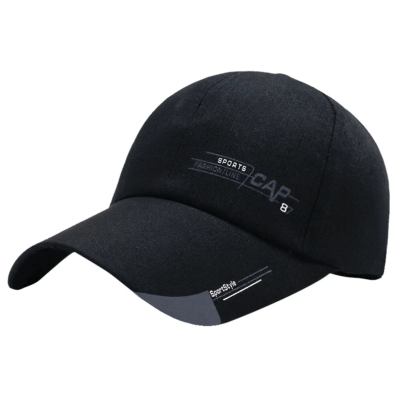 Solid Color Adjustable Cap For Men Women Cotton Outdoor Sport Cap Golf Spring Summer Dad Shade Hat Trucker Hat Hip Hop