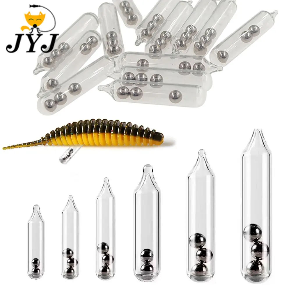 JYJ100pcs3mm4mm5mmRattlesShakeAttractsoftbaitsJigFishing