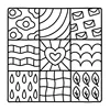 Hand-painted Essential Comfortable Pattern Coloring Book--Art, Painting, and Improving Understanding Suitable for Drawing 6