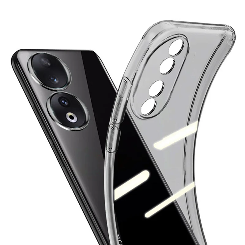Luxury Transparent Clear Silicone Shockproof Soft Case - Ultra-Thin Full Back Cover