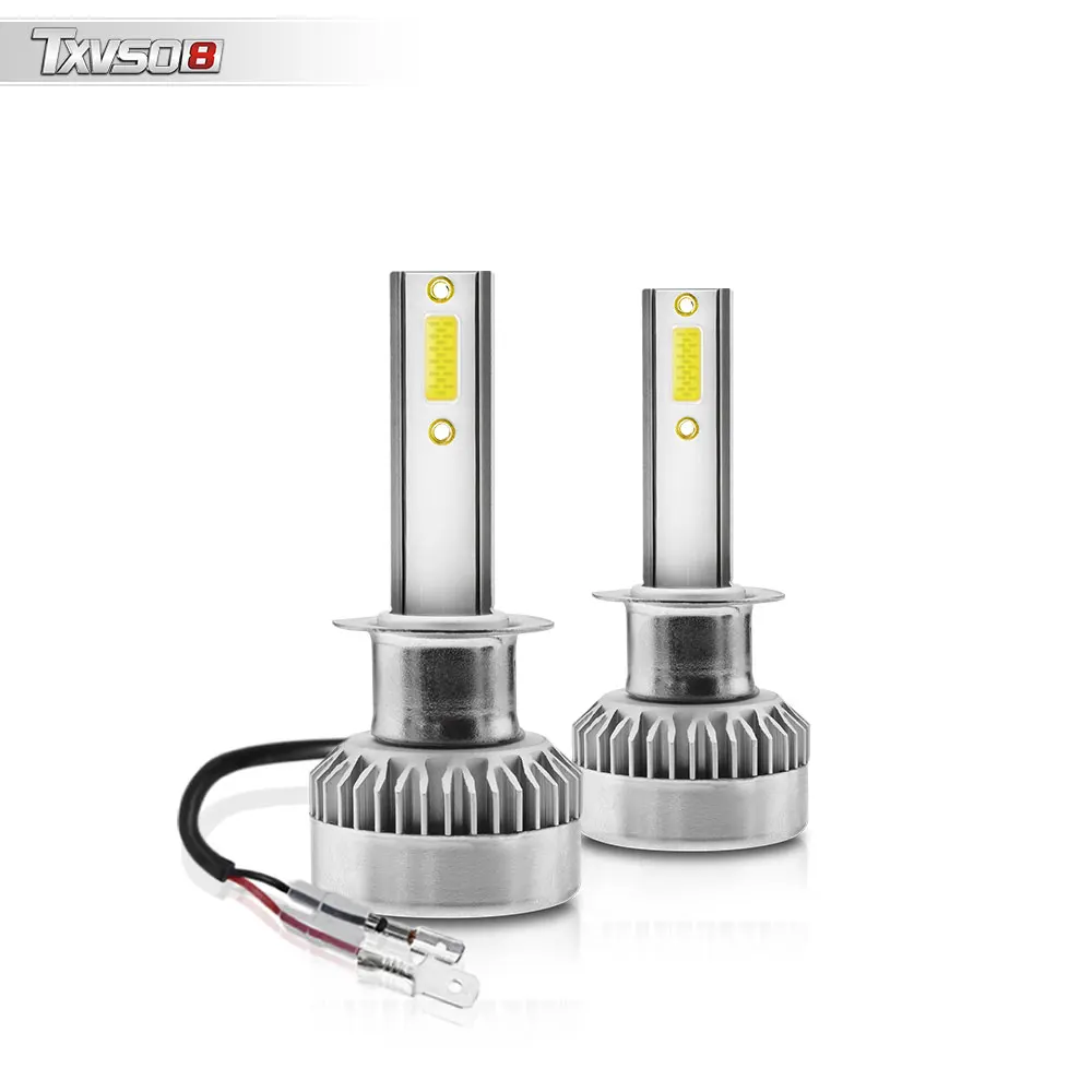 TXVSO8 자동차 조명 H11 LED 헤드라이트 전구, COB 칩 LED H7 H8 H9 H1 LED 램프, 9005 9006 9012, 6000K, 110W, 자동 안개등, 20000LM