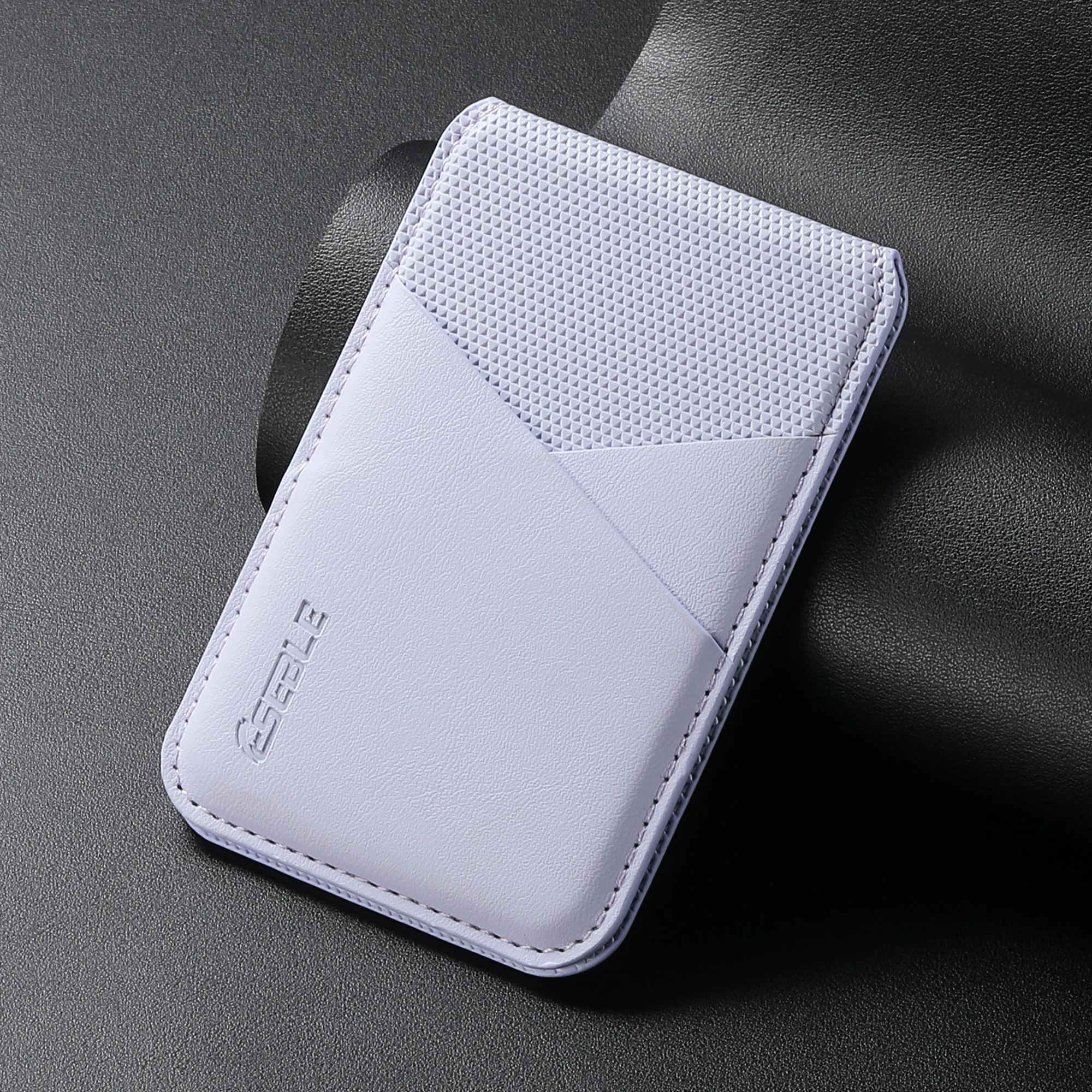 Leather Magnetic Wallet Card Holder with RFID Protection