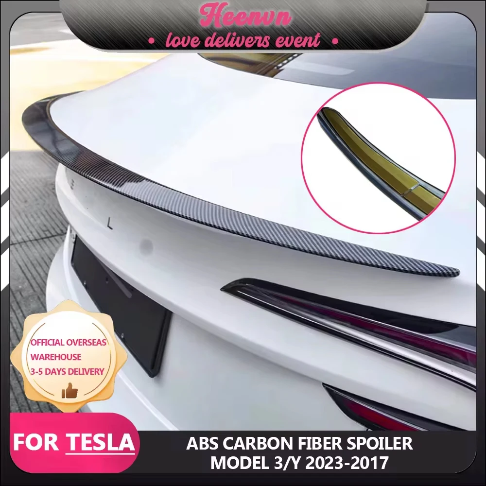 For Tesla Spoiler Model 3 Y 2023 Original High Performance Model 3 Rear ...