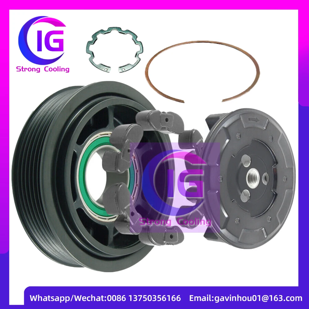 Nuova Frizione Compressore Ac Per Vw Polo 9N Muslimatexmuslimb