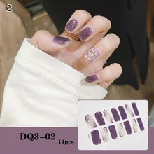 

New Fashion Nail Stickers Sparkling Sequins Nail Sticker Self Adhesive Manicure Gradient Color Nails Strips DIY Nail Accessories