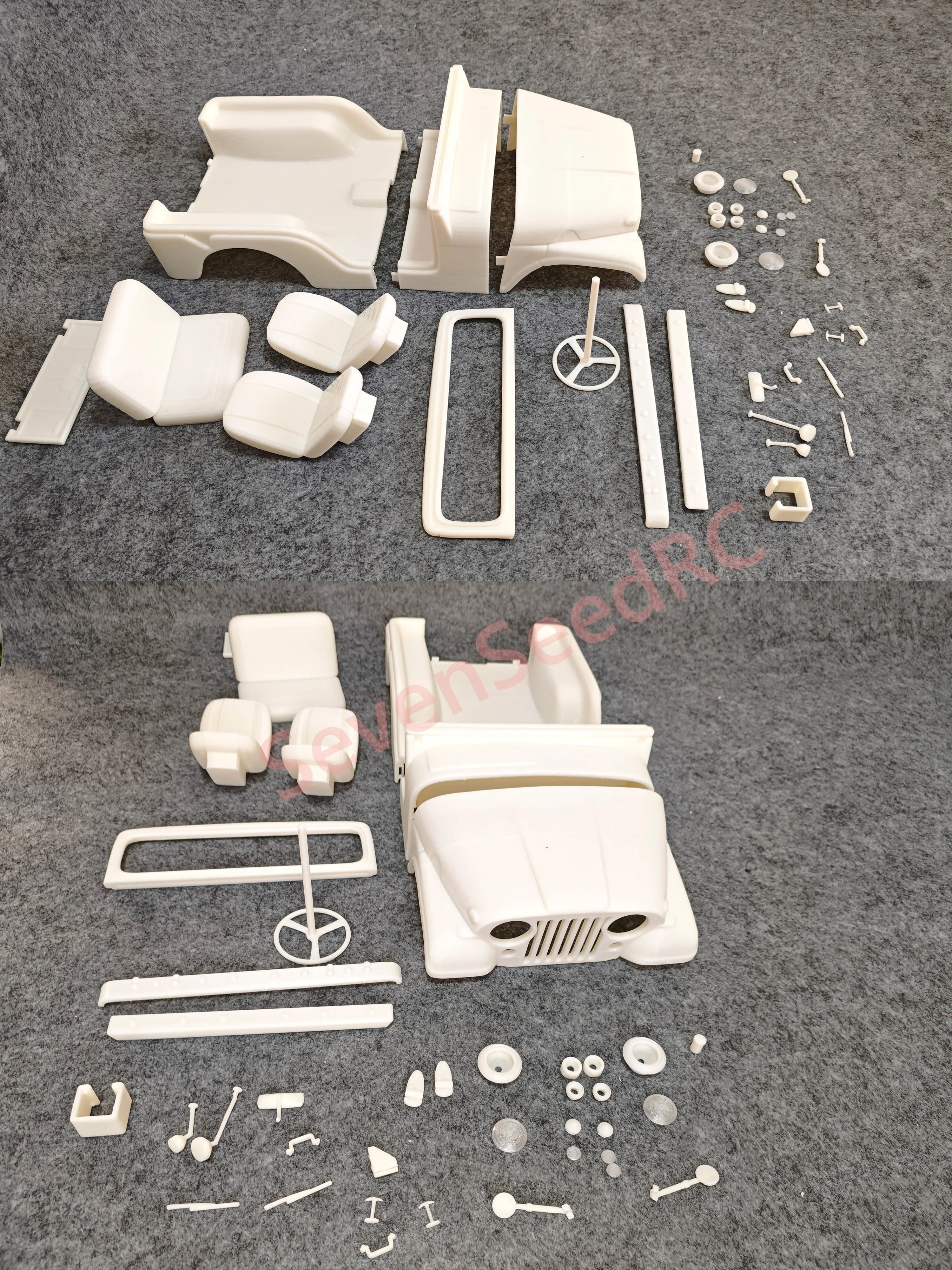 3d print car body kit JEEP CJ5 Hard Body 313/324 WHEELBASE